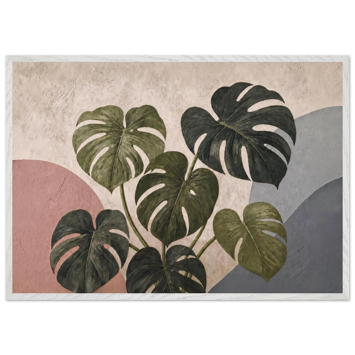 Monstera Sun: botanical and nature. Framed fine art print by The Light Stays.