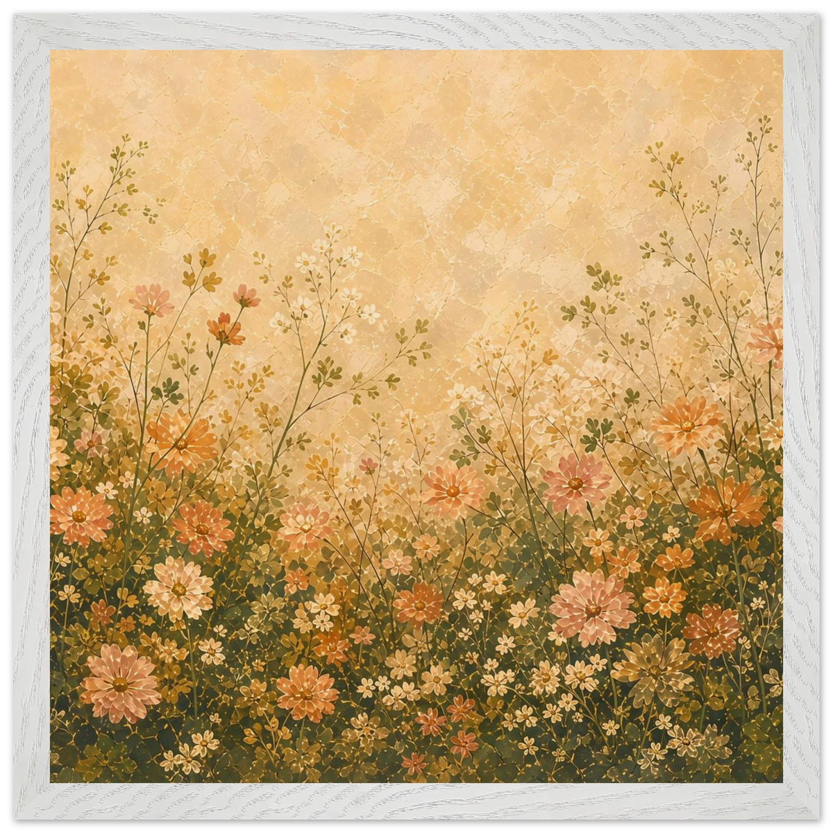 Petal Garden: flowers, botanical and abundance. Framed fine art print by The Light Stays.