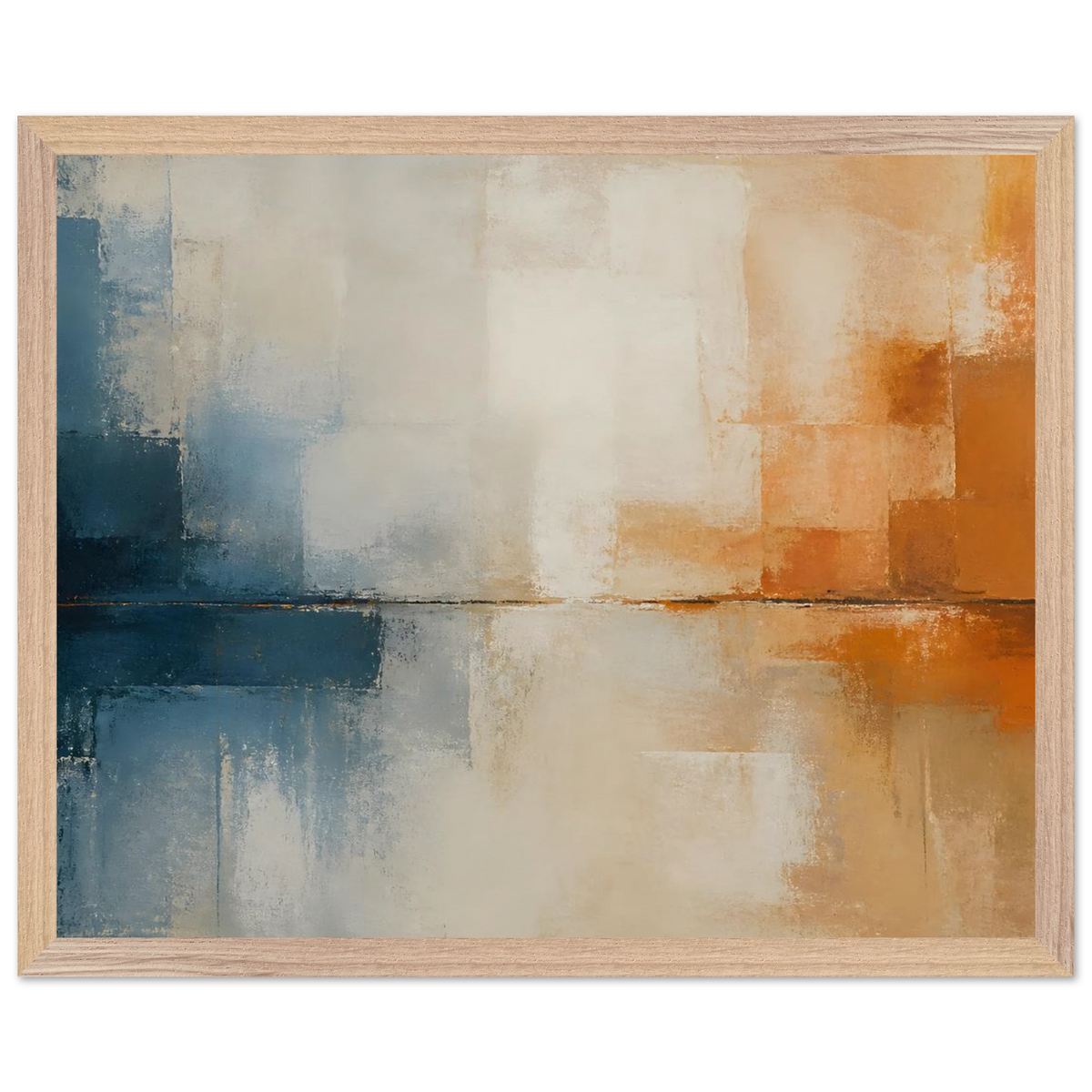 Architectural Rust: abstract, mineral texture and oxidized tones. Framed fine art print by The Light Stays.