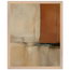 Terracotta Diptych, Panel I of II: two panels, terracotta and cream. Framed fine art print by The Light Stays.