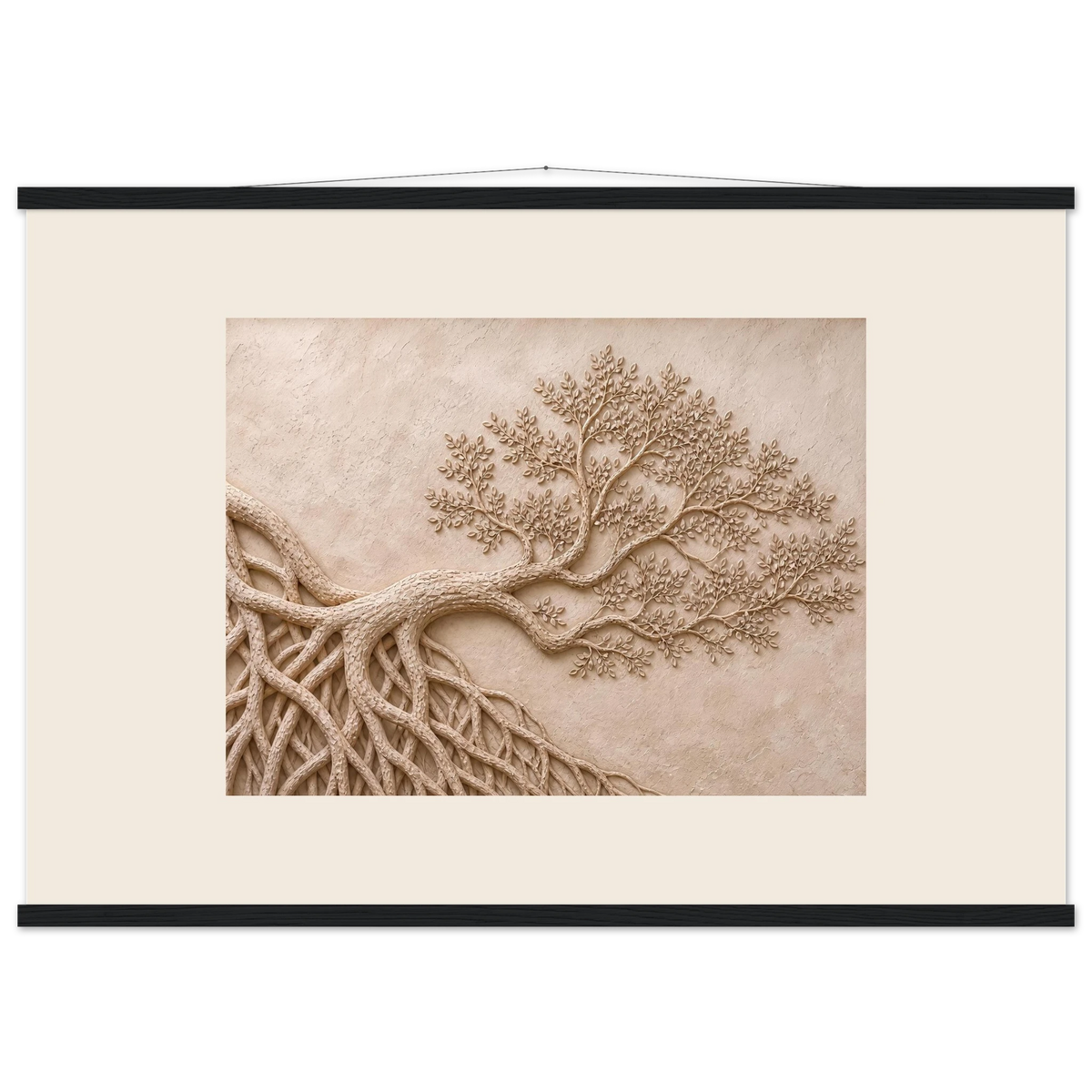 Root Lattice: petra and herbarium. Museum-quality fine art poster.