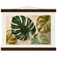 Four Greens: leaves, vivid green and impasto. Fine art poster by The Light Stays.