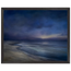 Blue Hour Shore: sea and coastal landscape. Museum-quality framed fine art print.