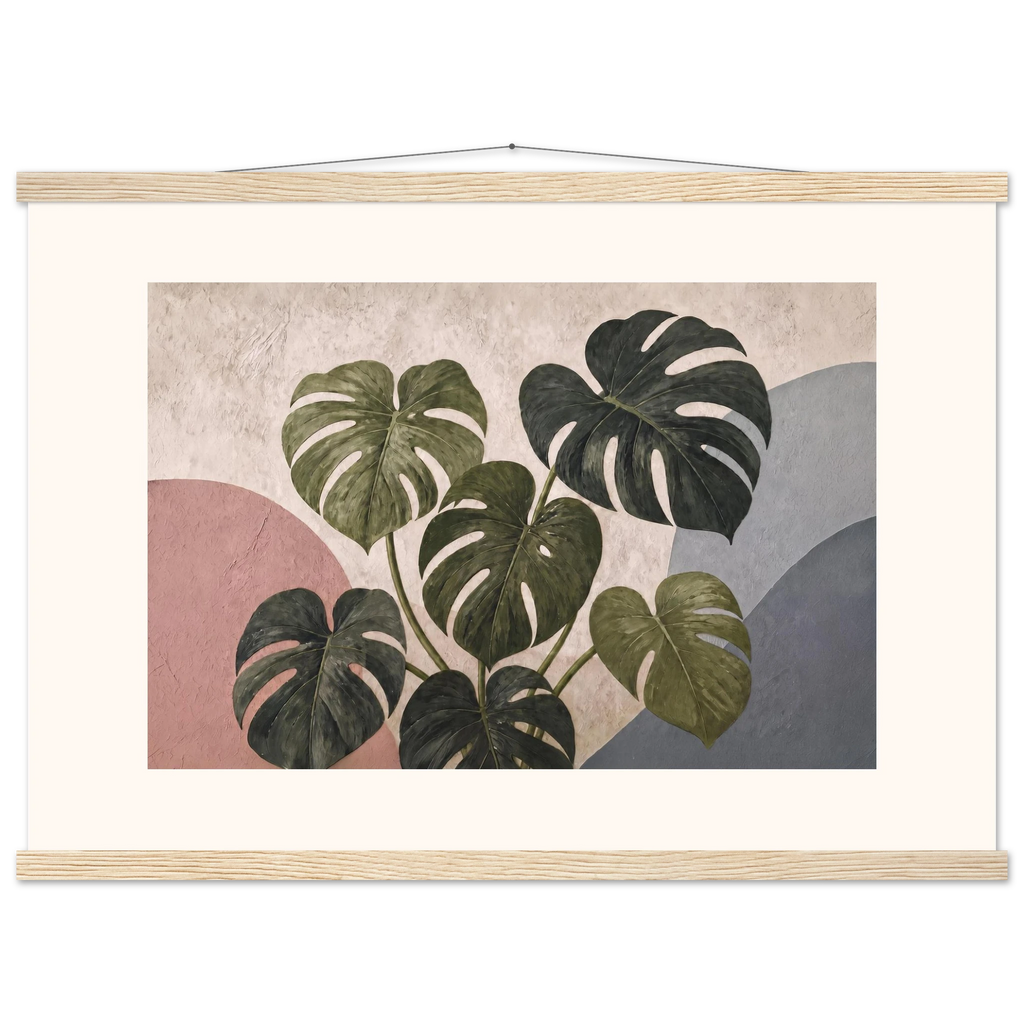 Monstera Sun: botanical and nature. Fine art poster by The Light Stays.