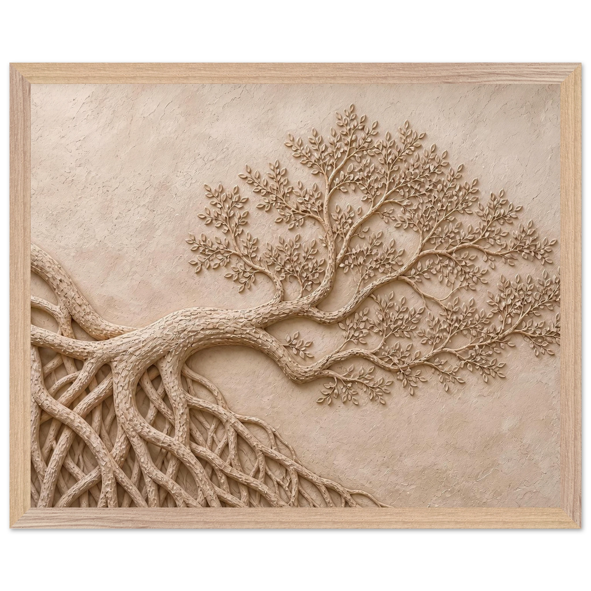 Root Lattice, petra and herbarium. Archival framed fine art print shown framed.