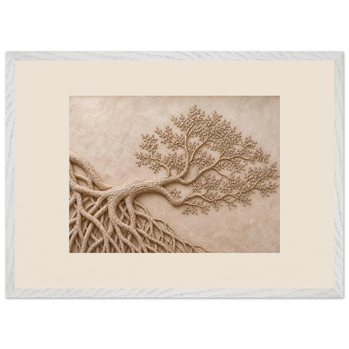 Root Lattice: petra and herbarium. Framed fine art print by The Light Stays.