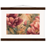 Crimson Peonies: flowers and botanical. Fine art poster by The Light Stays.