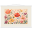 Floral Rhythm: flowers and botanical. Fine art poster, alternate frame and size.