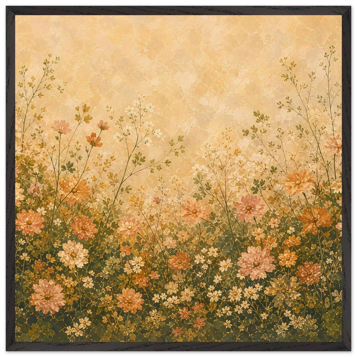 Petal Garden: flowers, botanical and abundance. Framed fine art print by The Light Stays.