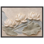 Lotus Current, flowers and botanical. Archival framed fine art print shown framed.
