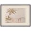 First Tide: sea and coastal landscape. Framed fine art print, alternate frame and size.