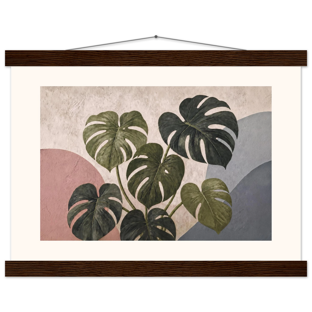 Monstera Sun: botanical and nature. Fine art poster by The Light Stays.