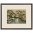 Papyrus Pond: lake, papyrus and serene greens. Framed fine art print by The Light Stays.