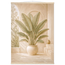 Courtyard Noon: landscape and sun. Museum-quality fine art poster.