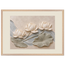Lotus Current: flowers and botanical. Framed fine art print, alternate frame and size.
