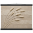 Wheat in Relief: faith, texture and botanical. Fine art poster, alternate frame and size.