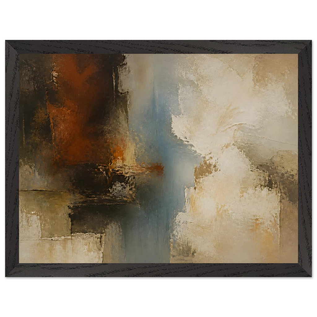 Golden Night: moon and night. Framed fine art print.