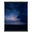 Blue Hour Field: night, horizon and deep blue. Fine art poster, alternate frame and size.