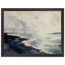 Tidal Ink, sea and coastal landscape. Archival framed fine art print shown framed.