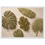 Green Constellation: botanical, green and loose rhythm. Museum-quality framed fine art print.