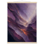 Violet Infinity: moon and night. Fine art poster by The Light Stays.