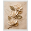 Magnolia Ascent: flowers and botanical. Museum-quality framed fine art print.