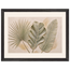 Three Leaves: botanical and nature. Framed fine art print.