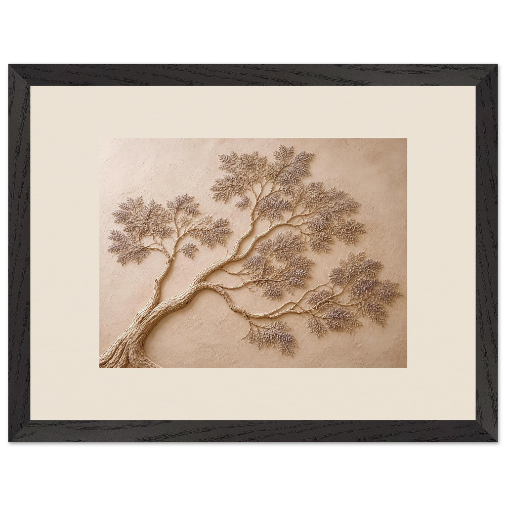 Lilac Reach: petra and flora. Framed fine art print.