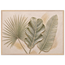 Three Leaves: botanical and nature. Museum-quality framed fine art print.