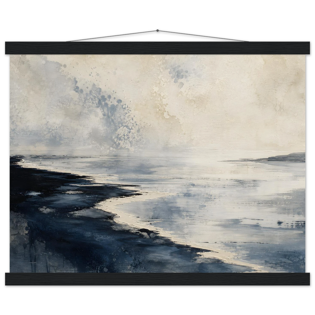 Tidal Ink: sea and coastal landscape. Fine art poster by The Light Stays.
