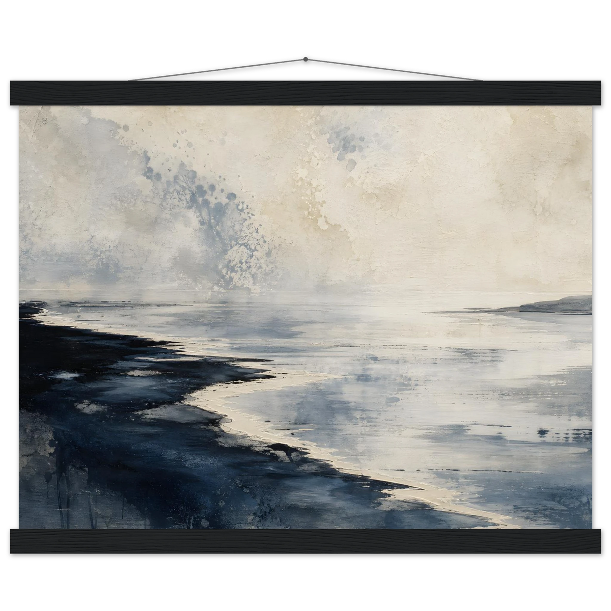 Tidal Ink: sea and coastal landscape. Fine art poster by The Light Stays.