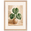 Vessel and Shadow: mediterranean and earth tones. Framed fine art print, alternate frame and size.