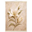 Alabaster Lily: flowers and botanical. Fine art poster, alternate frame and size.
