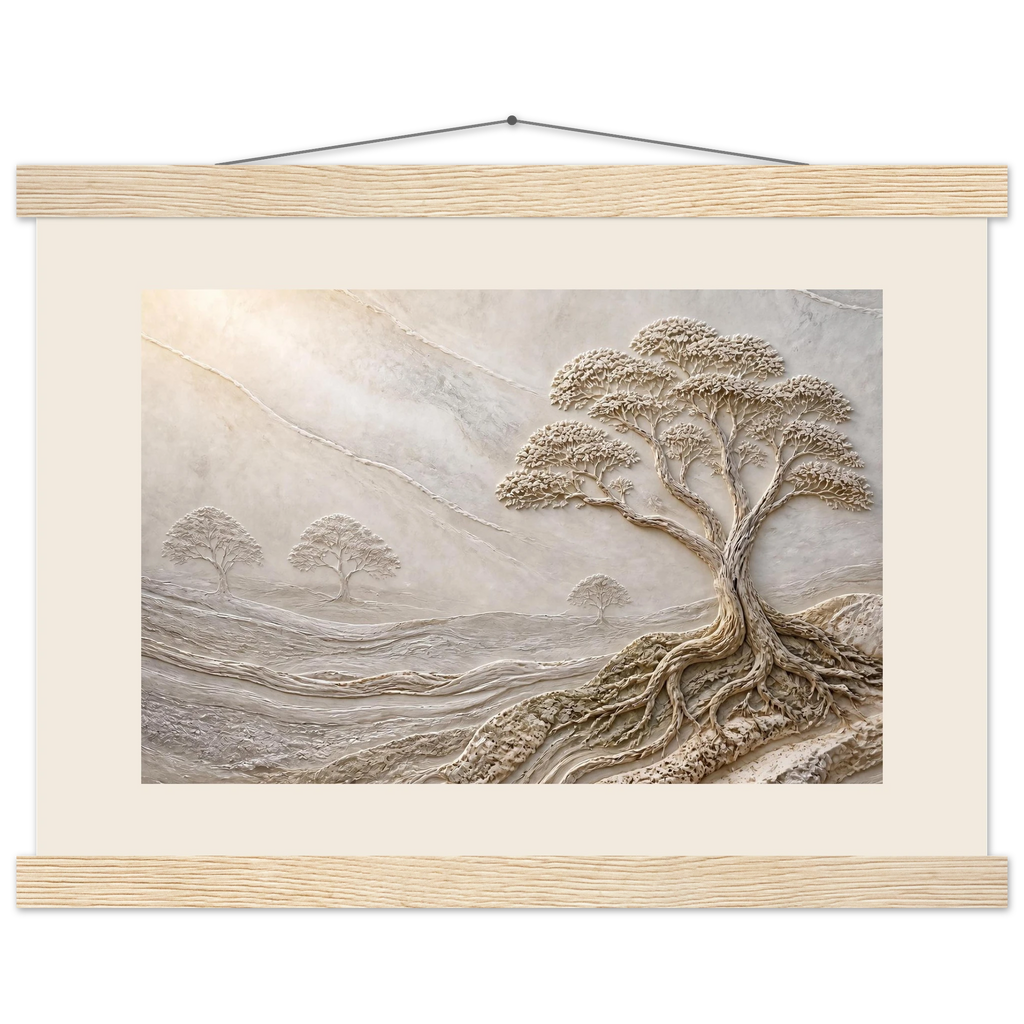 Old Growth: petra and herbarium. Fine art poster.