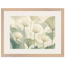 Ivory Lotus Screen: flowers and botanical. Museum-quality framed fine art print.