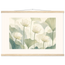 Ivory Lotus Screen: flowers and botanical. Museum-quality fine art poster.