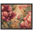 Crimson Peonies: flowers and botanical. Museum-quality framed fine art print.