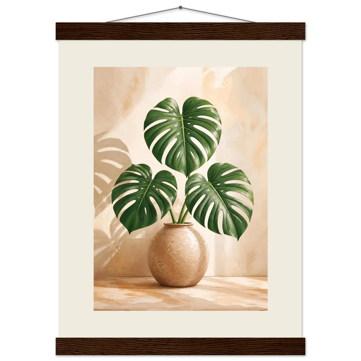 Vessel and Shadow: mediterranean and earth tones. Museum-quality fine art poster.