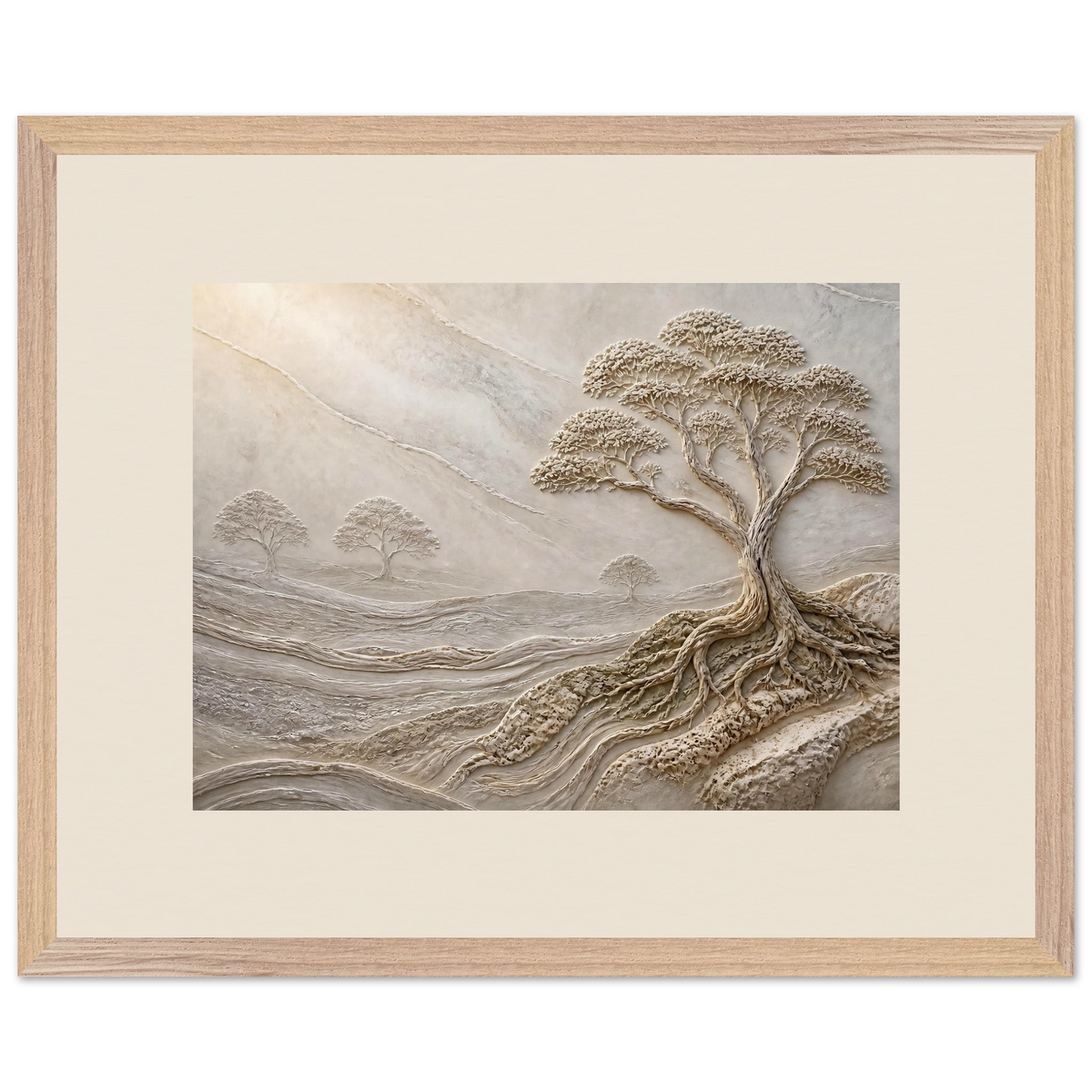 Old Growth, petra and herbarium. Archival framed fine art print shown framed.