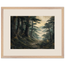 Cypress Passage, japanese art and japandi. Archival framed fine art print shown framed.