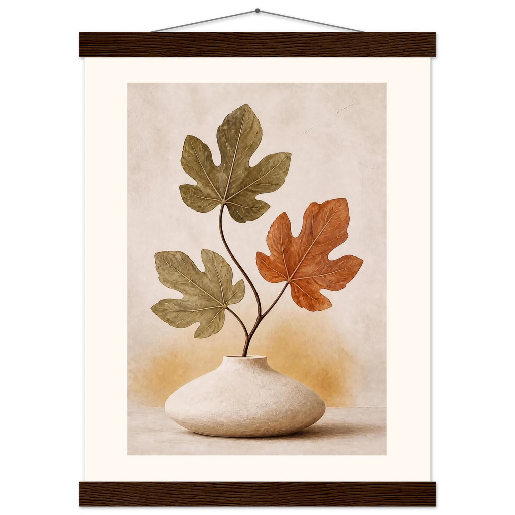 Fig Season: mediterranean and earth tones. Fine art poster by The Light Stays.