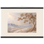 Cliffside Bloom: petra and flora. Museum-quality fine art poster.