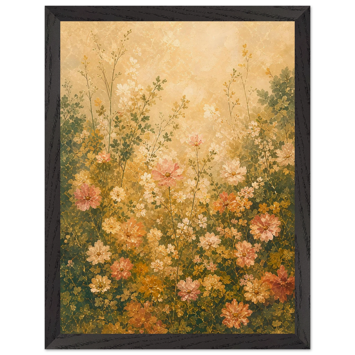 Petal Garden: flowers, botanical and abundance. Framed fine art print by The Light Stays.
