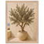 Olive Terrace: landscape and sun. Framed fine art print by The Light Stays.
