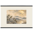 Golden Moon Bird: japanese art and japandi. Museum-quality fine art poster.