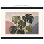 Monstera Sun: botanical and nature. Fine art poster, alternate frame and size.