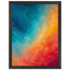 Teal and Orange: gradient, sea and dusk. Framed fine art print by The Light Stays.
