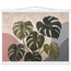 Monstera Sun: botanical and nature. Fine art poster, alternate frame and size.