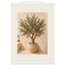 Olive Terrace, landscape and sun. Archival fine art poster shown framed.