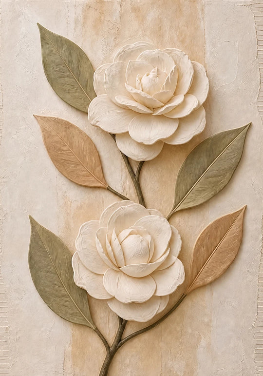 Carved Camellia